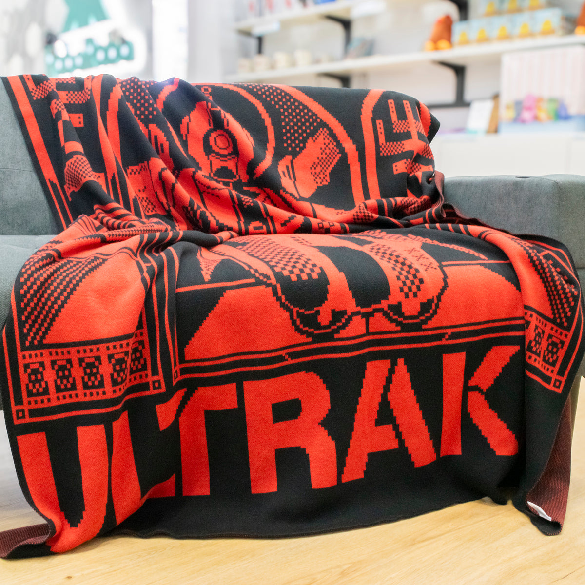 Woven ULTRAKOMFY Throw Blanket The New Blood Store