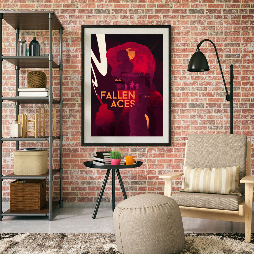 Fallen Aces Poster - Alternate Art – The New Blood Store