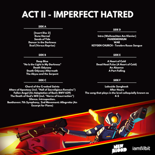 ULTRAKILL OST Vinyl - ACT II: IMPERFECT HATRED - New Blood Exclusive Variant [PRE-ORDER]