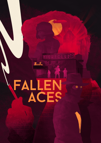 Fallen Aces Poster - Alternate Art