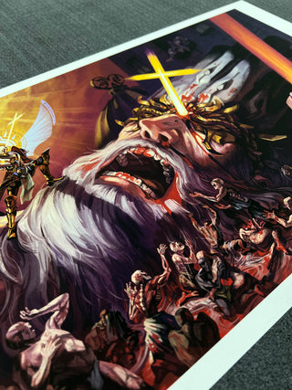 ULTRAKILL Art Print - The Death of King Minos