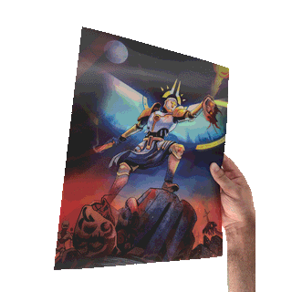 ULTRAKILL Lenticular Print - "Heaven & Hell"