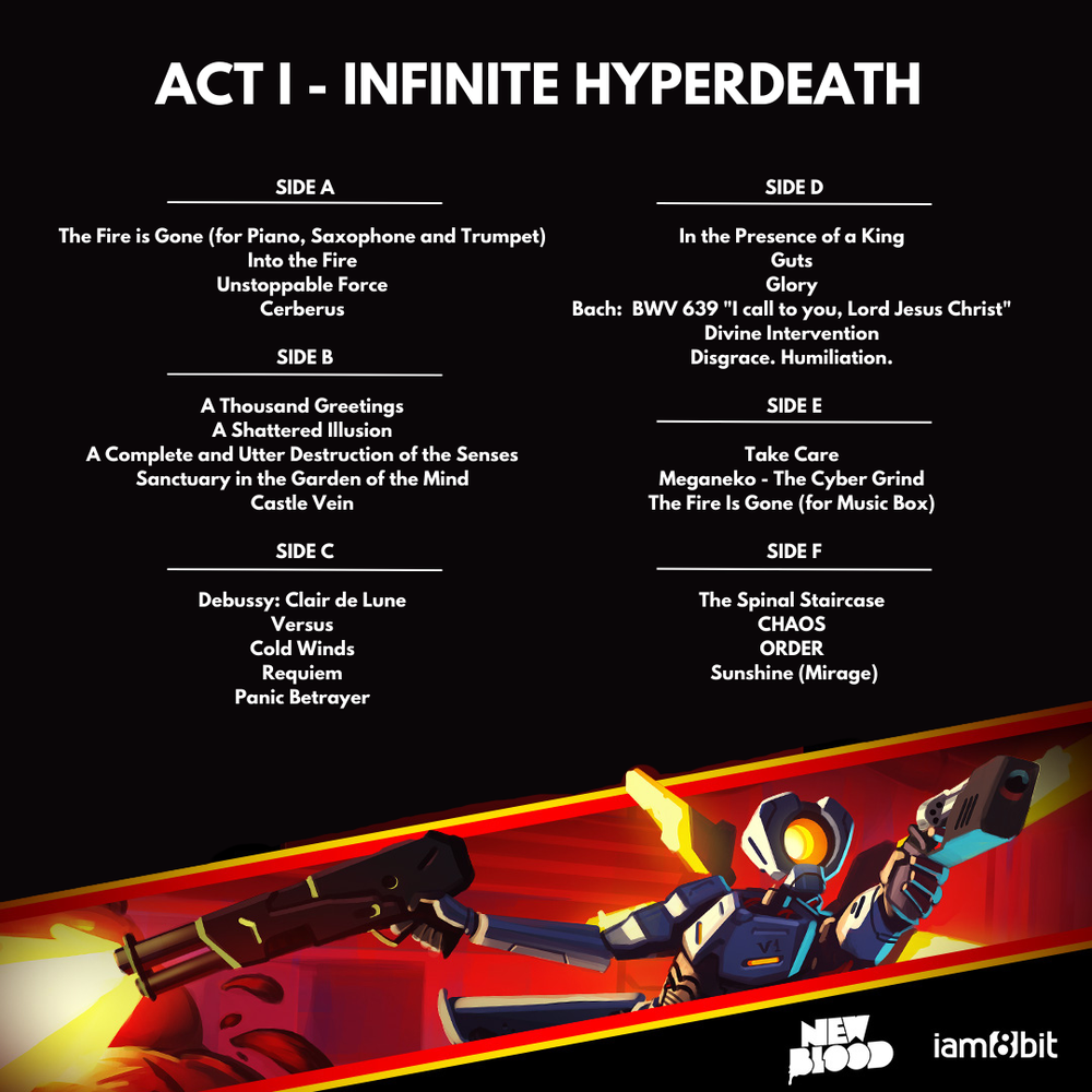 ULTRAKILL OST Vinyl - ACT I: INFINITE HYPERDEATH - New Blood Exclusive ...