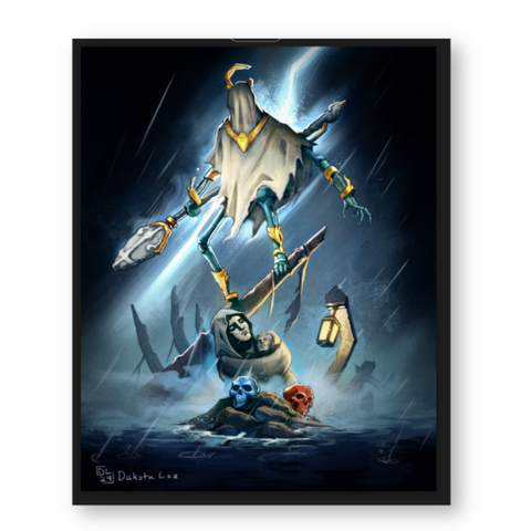 ULTRAKILL Limited Art Print - Ferryman