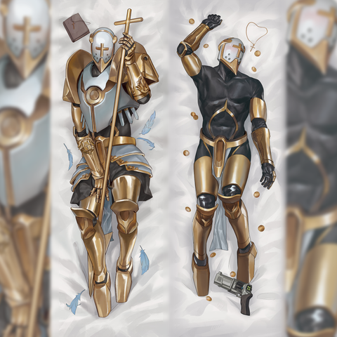 Gold body pillow case best sale